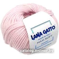 Пряжа для вязания Lana Gatto Maxi Soft 5284 50 г 90 м (светло-розовый)