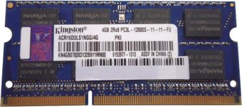 Kingston 2GB DDR3 SODIMM PC3-12800 ACR16D3LS1NGG/4G