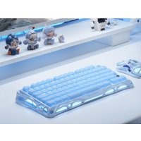 Клавиатура Gravastar Mercury K1 Special Edition Ice Blue (GravaStar x Kailh Cherry Pink)