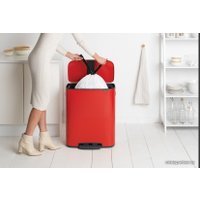 Мусорное ведро Brabantia Bo Pedal Bin 60 л (пламенно-красный)
