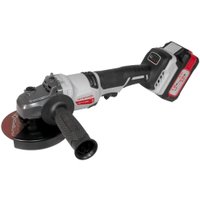 Угловая шлифмашина Интерскол УШМ-125/36ВМЭ 956.2.2.70 (с 2-мя АКБ, кейс)