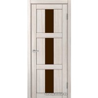 Межкомнатная дверь MDF-Techno Dominika 308 80x200 (лиственница белая, лакобель коричневый)