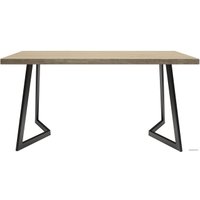 Кухонный стол Buro7 Уиллис 150 (классика, дуб беленый/черный)