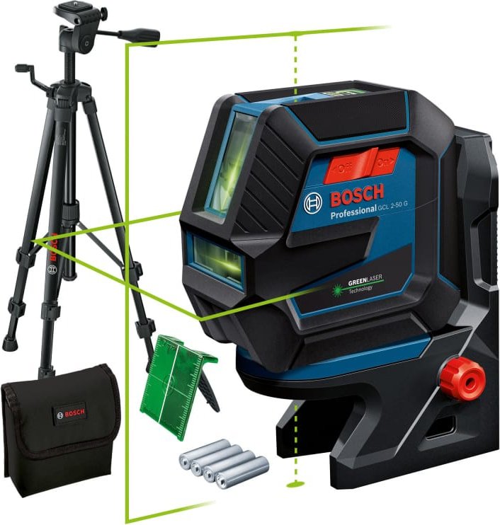 

Лазерный нивелир Bosch GCL 2-50 G Professional 0601066M01 (RM 10+BT 150)