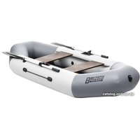 Гребная лодка Тонар Бриз 260 (белый/серый)