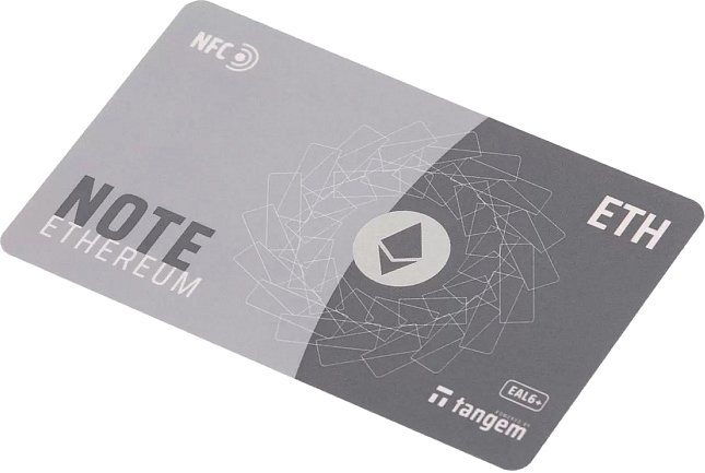 

Аппаратный криптокошелек Tangem Note Ethereum