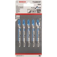 Набор пильных полотен Bosch T118EOF 2608634237