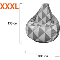 Кресло-мешок LoftyHome Груша XXXL (оксфорд, красный)