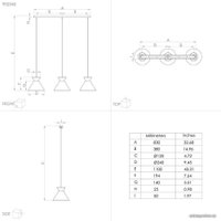 Подвесная люстра Eglo Nastasia 900348