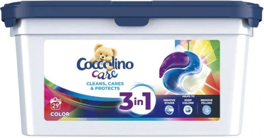 

Капсулы для стирки Coccolino 3в1 Color для цветного белья (29 шт)