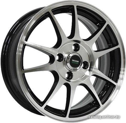 Литые диски Megami MGM-5 15x6 4x100мм DIA 60.1мм ET 50мм BKF