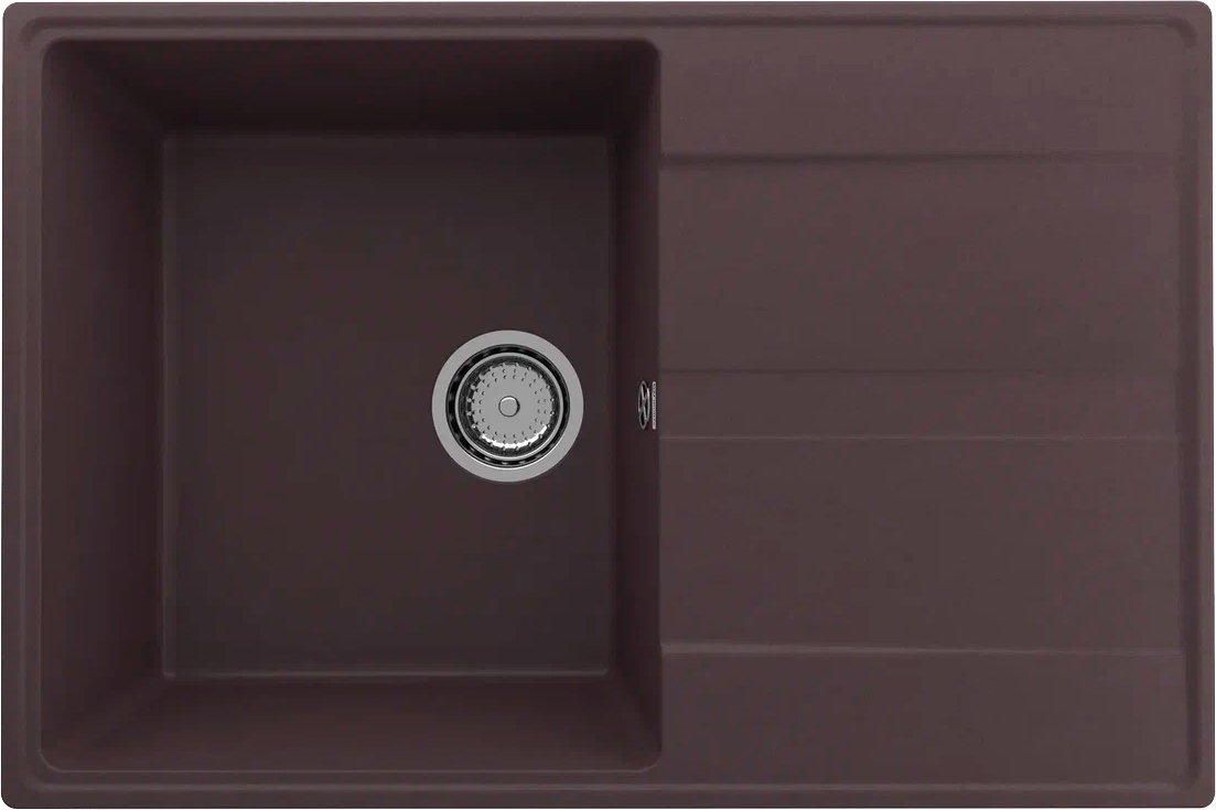 

Кухонная мойка Ulgran Quartz Prima 750-06 (трюфель)