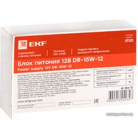Блок питания на DIN-рейку EKF PROxima DR-15W-12
