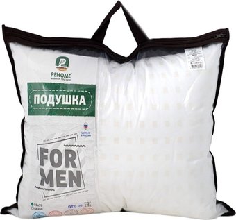 Спальная подушка Реноме For Men 68х68 14/132 (заменитель лебяжьего пуха тик)