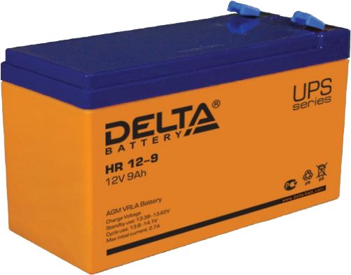 

Аккумулятор для ИБП Delta HR 12-9 (12В/9 А·ч)