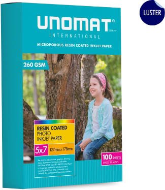 Фотобумага UNOMAT Inkjet Photo Paper 5x7 Lustre 260 5х7 260 гр/м2 100 л UNM-PP-5X7