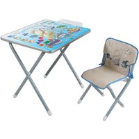 Складной стол Дэми Кораблик (серебристый)