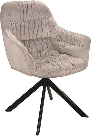 

Стул Signal Astoria II Velvet (bluvel 03 светло-серый/черный)