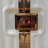 Чемодан DoubleW E087# (S, белый)