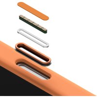 Чехол для телефона Ringke Silicone Magnetic для iPhone 17 Pro Max (Tangerine)