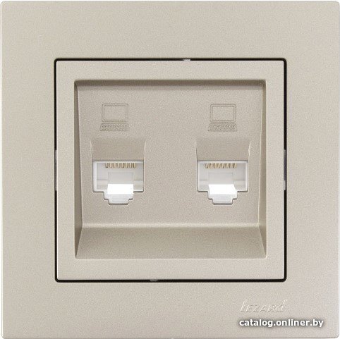 Розетка компьютерная Lezard Vesna 742-3788-141
