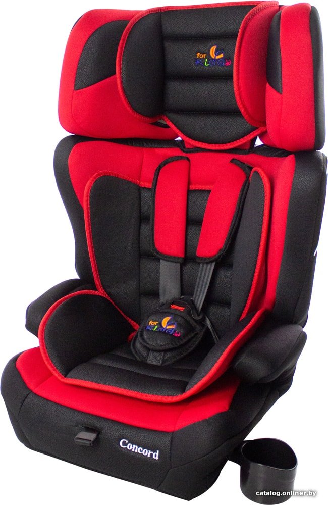 Детское автокресло ForKiddy Concord (красный/черный)