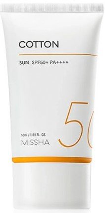 

Крем солнцезащитный Missha All Around Safe Block Cotton Sun 50 мл