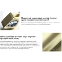 Смеситель Deante Br Gold BCH R1BT