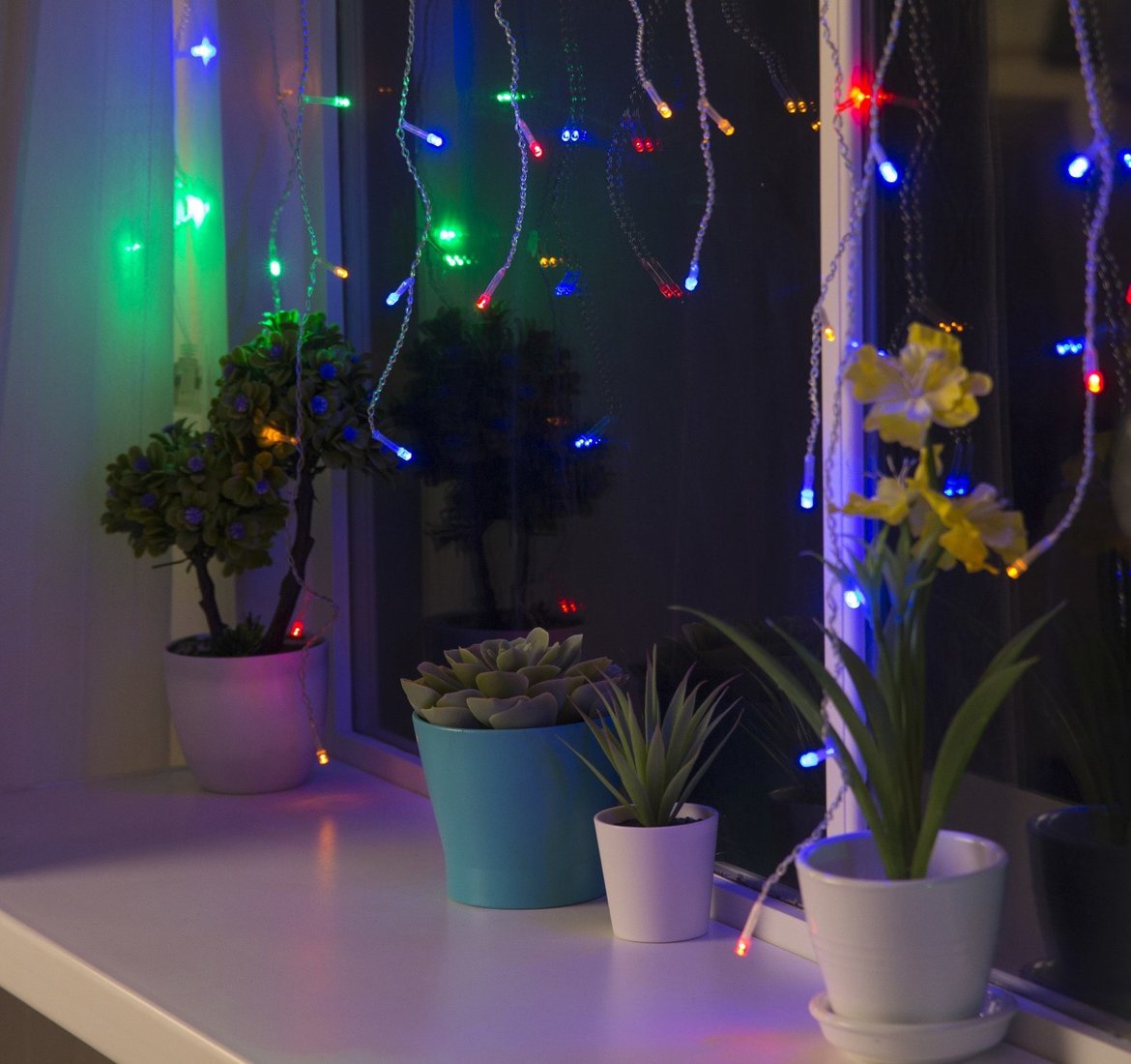 

Гирлянда бахрома Luazon 80 LED 3х0.5м (мультиколор) 3556844