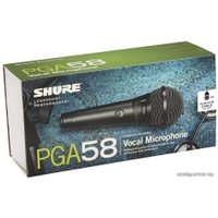 Проводной микрофон Shure PGA58-XLR-E