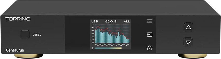 

Цифро-аналоговый преобразователь Topping Centaurus (черный)