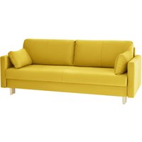 Диван Mio Tesoro Дублин 497 3-х местный (желтый 1103)