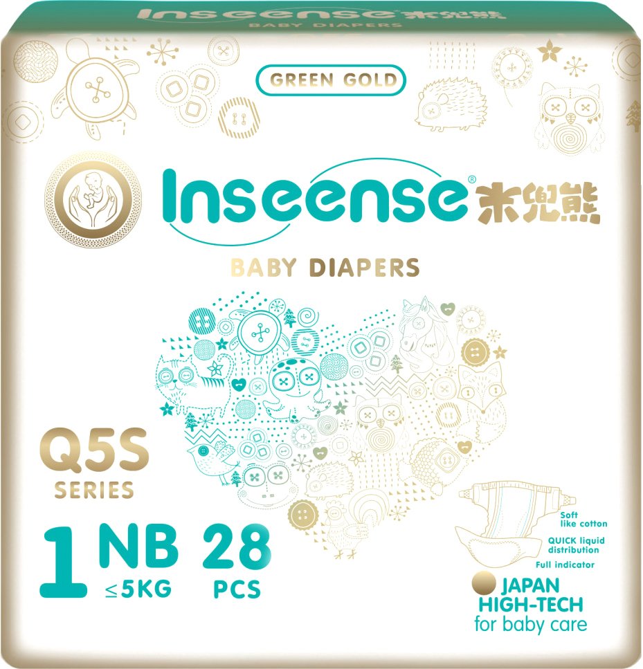 

Подгузники Inseense Q5S NB 0-5 кг Ins72737 (28 шт)