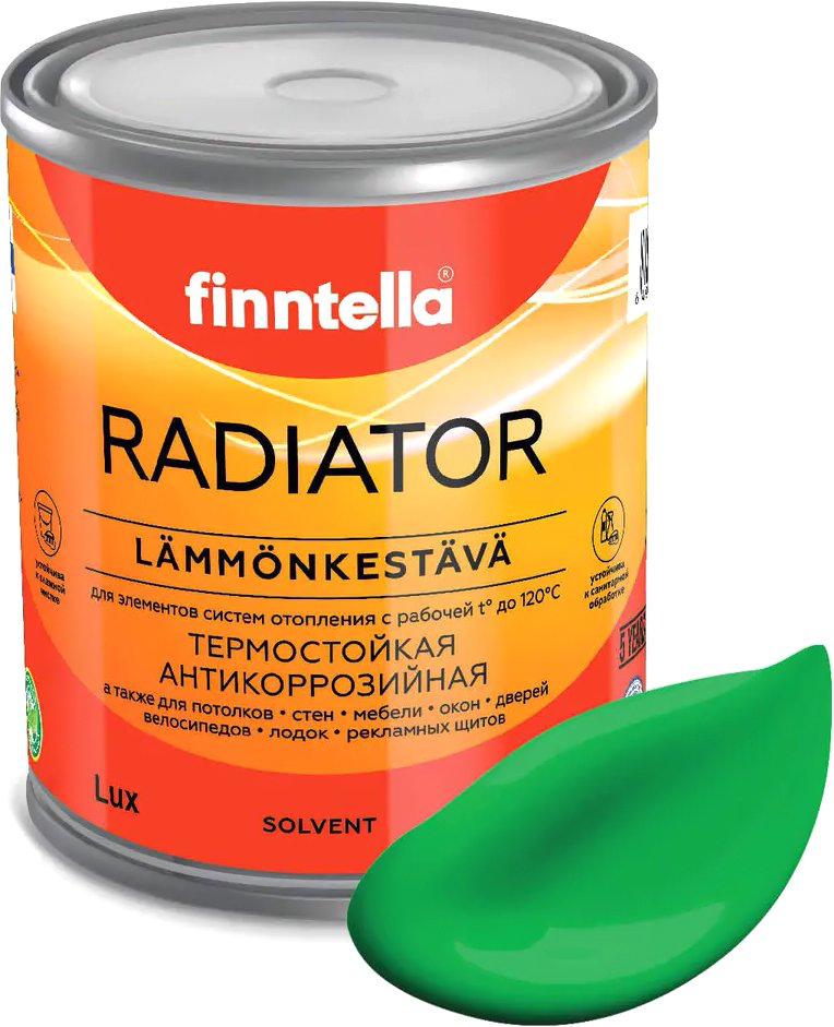 

Краска Finntella Radiator Niitty F-19-1-1-FL131 0.9 л (луговой зеленый)