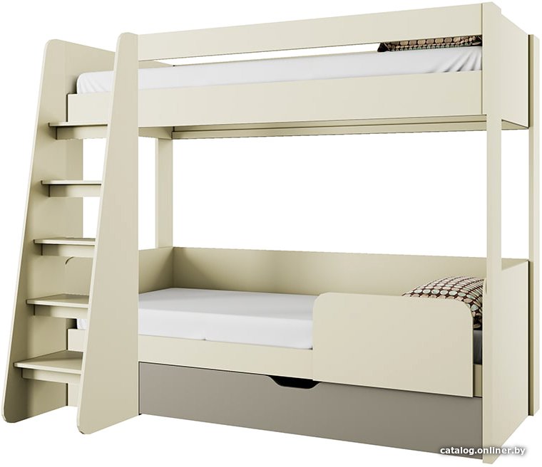 Двухъярусная кровать Anrex Modern 90x200 711356 (персидский жемчуг/ирландский ликер)