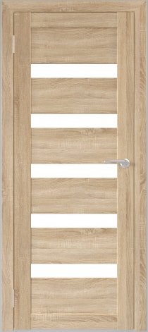 Межкомнатная дверь Юни Бона 03 90x200 (дуб сонома/стекло белое)