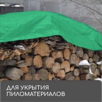 Тент Sima-Land 4994603 (6x5м, зеленый)