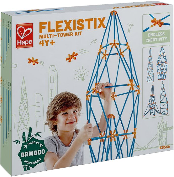 

Конструктор Hape Flexistix E5566 Multi-Tower Kit