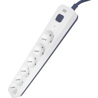 Стабилизатор Powercom SP-06W (1.8м, 6 розеток, белый/серый)