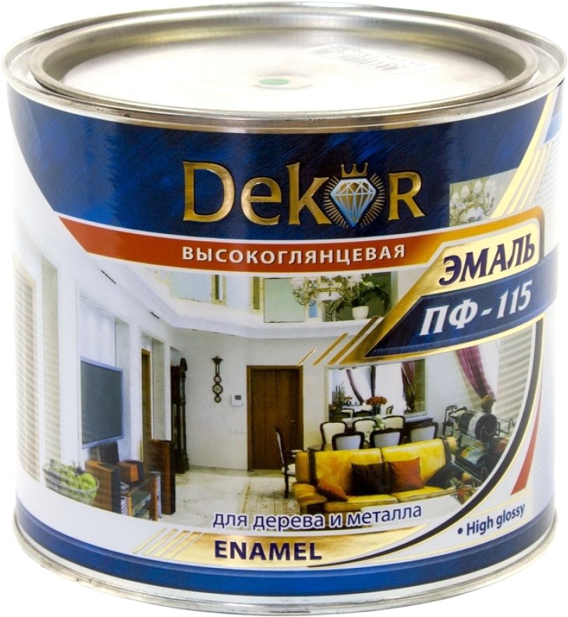 

Эмаль Dekor ПФ-115 (бежевый, 1.8 кг)