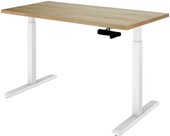 Manual Desk 1360x800x36 мм (дуб натуральный/белый)