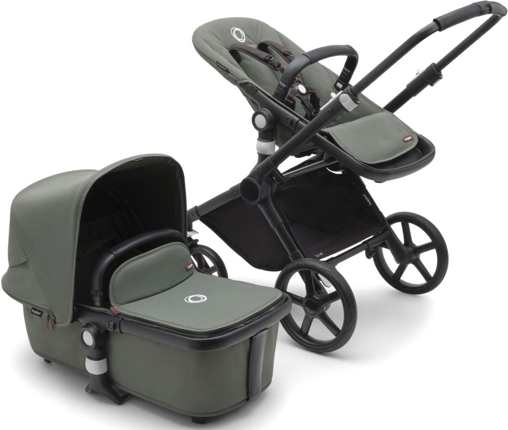 

Универсальная коляска Bugaboo Fox Cub (2 в 1, black/forest green)
