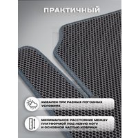 Комплект ковриков для авто Alicosta Changan Deepal Shenlan S7 I (suv) 2023 - Н.В. (серый)