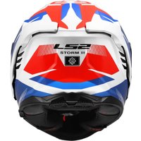 Мотошлем LS2 FF818 Storm III Komai (3XL, белый/синий/красный)