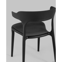 Стул с подлокотниками Stool Group Neo пластик (черный)
