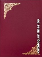 Папка адресная OfficeSpace Виньетка APbv_390/160237 (бордовый)