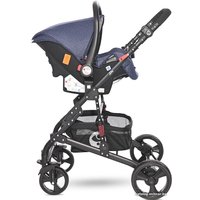 Универсальная коляска Lorelli Alba Classic (3 в 1, джинс синий)