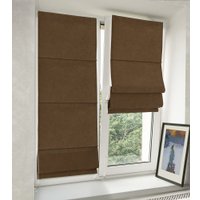 Римская штора Delfa Мини Diamond СШД-01М 554/193 (43x160, коричневый)
