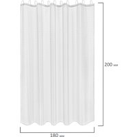 Шторка-занавеска для ванны Primila 700093 (180x200)