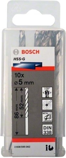 

Набор сверл Bosch 2608595062 (10 предметов)
